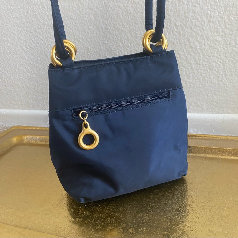 L. J. S. Collection Navy Crossbody Purse